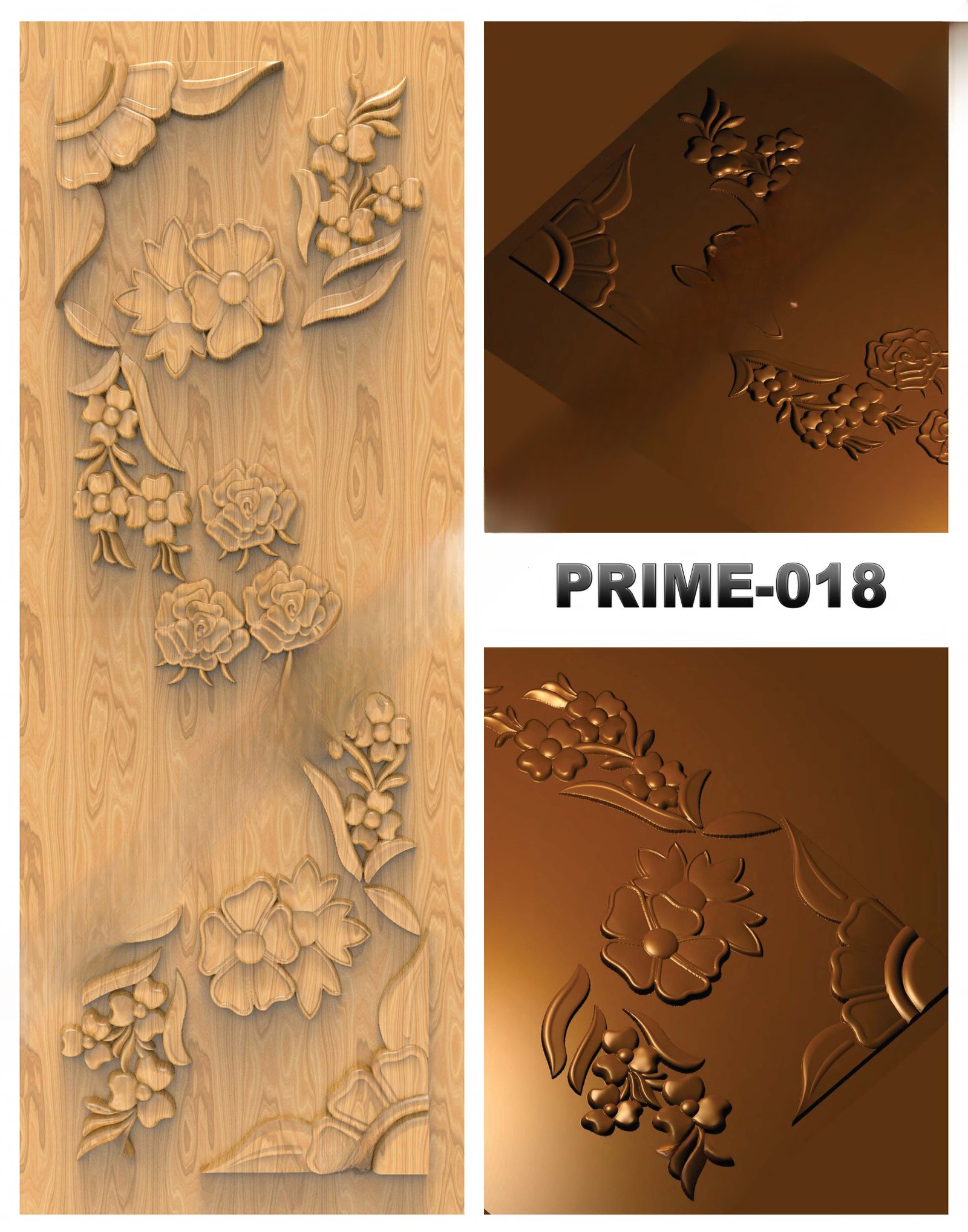 prime designs - PRIME-18 Divine Carved Relief CNC Design
